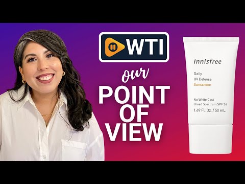 Innisfree Daily UV Defense Sunscreen - WTI product video review