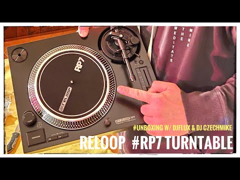 Reloop RP 7 #Unboxing w/ DJ Flux & DJ Czechmike 🤟