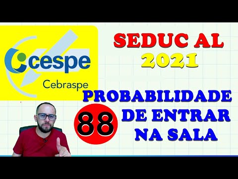 📚 CESPE / CEBRASPE - SEDUC/AL 2021 - PROBABILIDADE (MATEMÁTICA)