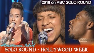 Effie Passero - Amelia Hammer Harris &amp; Marcio Donaldson Solo Round Hollywood Week American Idol 2018