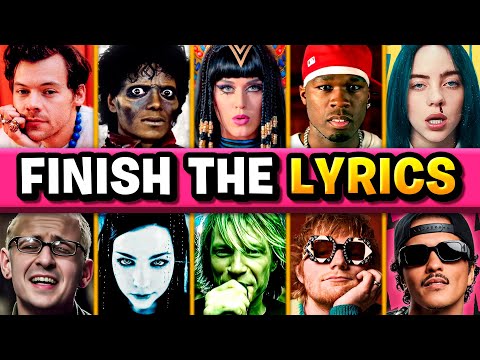 FINISH THE LYRICS 📀 Greatest Hits of All Time 📀 Could you Finish the Lyrics? | Music Quiz Challenge