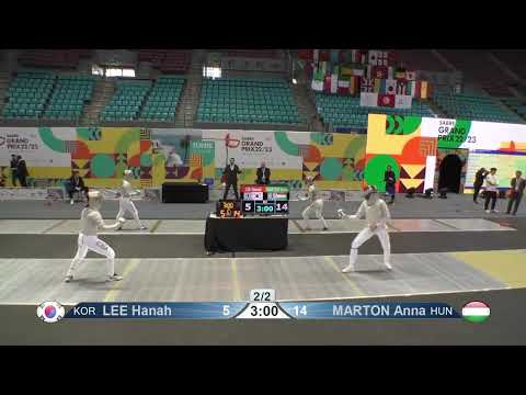 Tunis Grand Prix 2023 SWS - L64 - Lee Hanah KOR v Anna Marton HUN