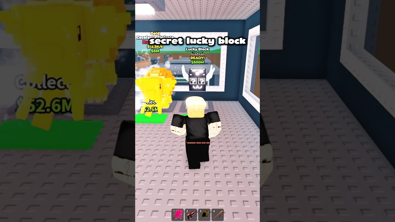 Secret lucky block in Steal A Brainrot #stealabrainrot #brainrot #roblox