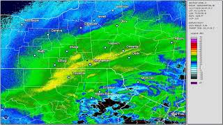 NWS Binghamton Radar Loop December 16-17, 2020