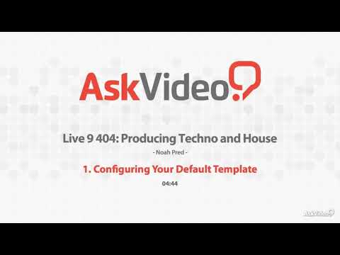 Producing Techno & House Cours Video