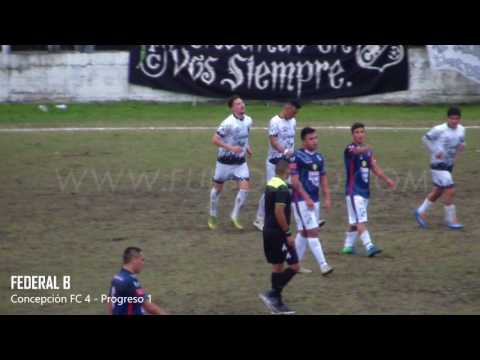FEDERAL B: Concepción FC gustó y goleó frente a Progreso