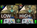Shadow Man Nintendo 64 Vs Nintendo 64 W Expansion Pak Real Hardware Comparison