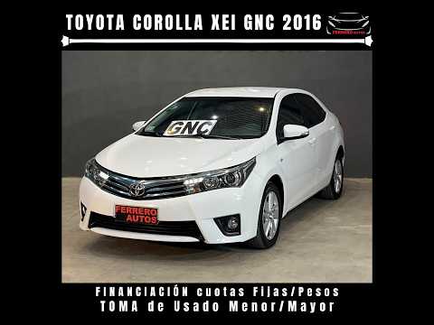 Se Vende: Toyota Corolla XEI GNC 2016 - FERRERO Automotores Oncativo (Provincia de Córdoba)