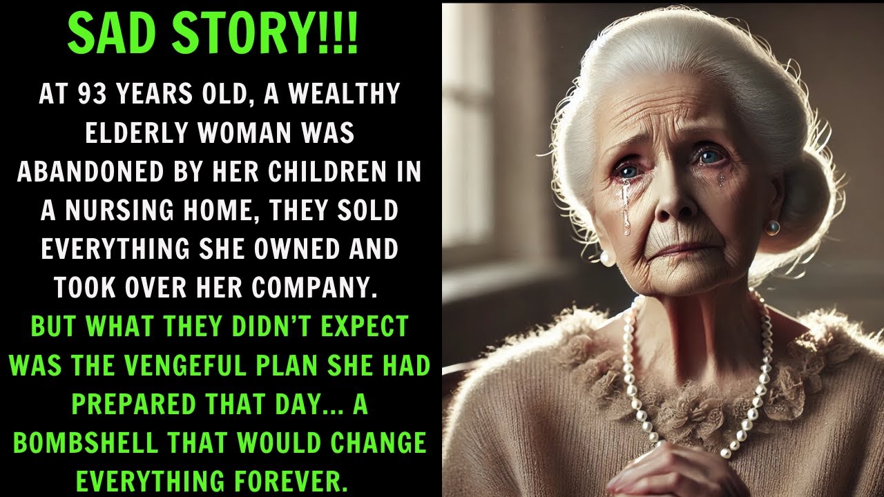 At 93, a wealthy woman was  abandoned in a nursing home; her shocking revenge stunned everyone