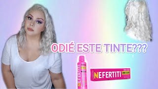 CABELLO SUPER RUBIÓ EN CASA TINTE NEFERTITI LO PONEMOS A PRUEBA!!!
