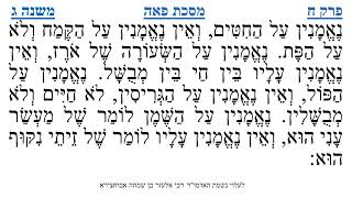 מסכת פאה פרק ח משנה ג