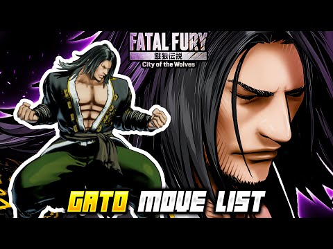 GATO MOVE LIST - Fatal Fury: City of the Wolves (COTW)