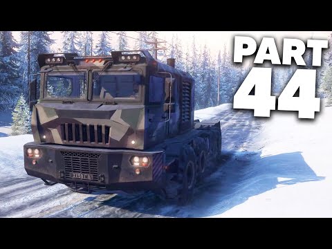 SNOWRUNNER Gameplay Walkthrough Part 44 - UNLOCKING THE BEST TRUCK