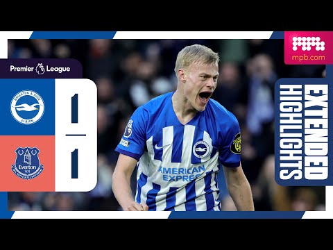 Extended PL Highlights: Brighton 1 Everton 1