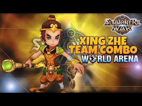 Xing Zhe Team Combo in World Arena - Summoners War