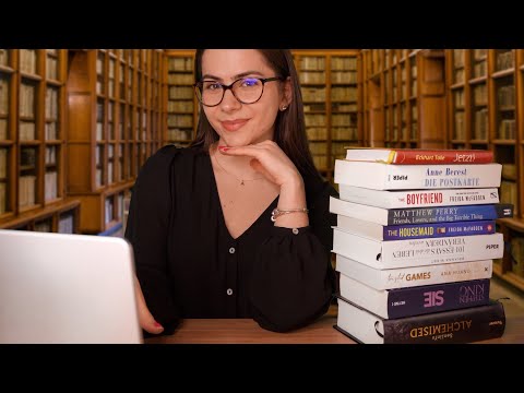 ASMR Einschlafen in der Bibliothek 😴 Bibliothekarin Roleplay