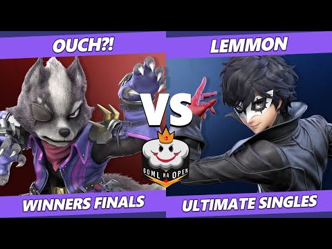 GOML NA Open CA West Winners Finals - Ouch?! (Wolf) Vs. Lemmon (Joker) Ultimate SSBU