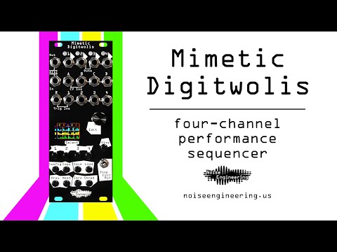 Noise Engineering Mimetic Digitwolis 4-channel CV Sequencer