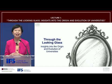 IPS Nathan Lecture by Professor Lily Kong — Lecture I