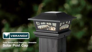 92163 Solar post cap CCT light The Home Depot