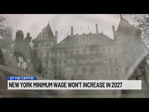 NY minimum wage won't increase in January. Here's why