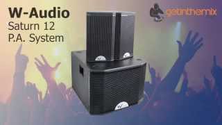 W-Audio Saturn 12 - All in One DJ Live Music PA System
