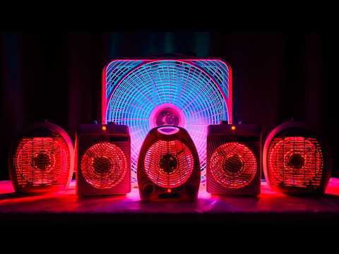 😴 5 Heater Fan Sounds and Extra Deep BOX FAN Noise for Fast and Deep Sleep