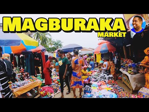 Busy MAGBURAKA MARKET - Northern Sierra Leone 🇸🇱 VLog 2022 - Explore With Triple-A