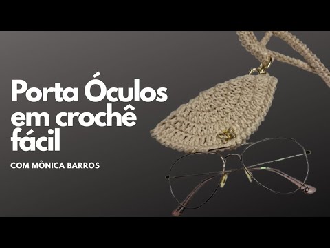 Easy crochet glasses holder - tutorial - beginners
