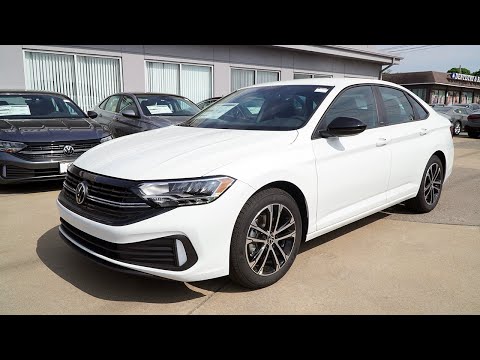 2023 Volkswagen Jetta Sport Pure White | Video Tour with Angel