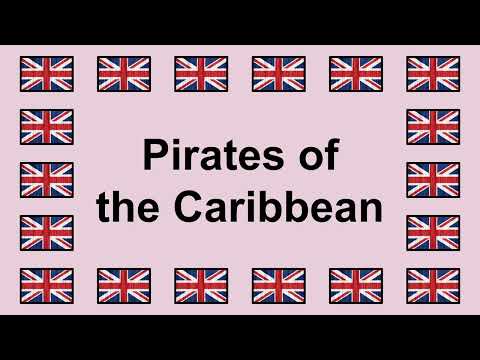 Pronounce PIRATES OD THE CARIBBEAN in English 🇬🇧