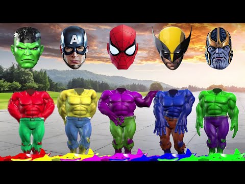 TEBAK GAMBAR TOP SUPERHERO I AVENGERS, CAPTAIN AMERICA, SPIDER MAN, IRON MAN, HULK, VENOM, MARVEL