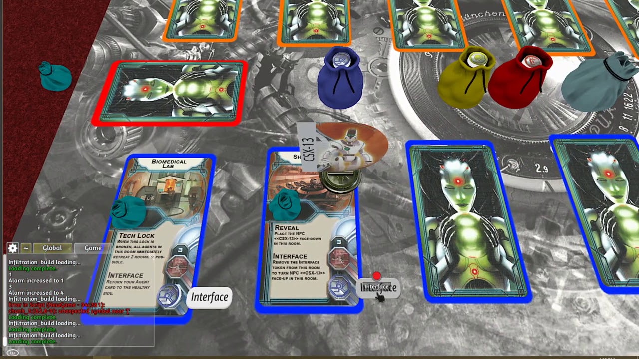 Android Infiltration | Tabletop Simulator (Lua) Automation Scripting | Update #1