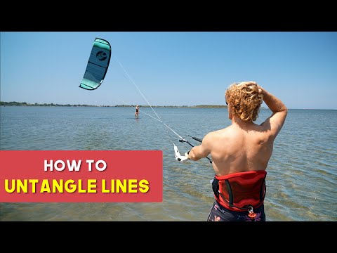 How To Untangle Kite Lines (Kite Tricktip)