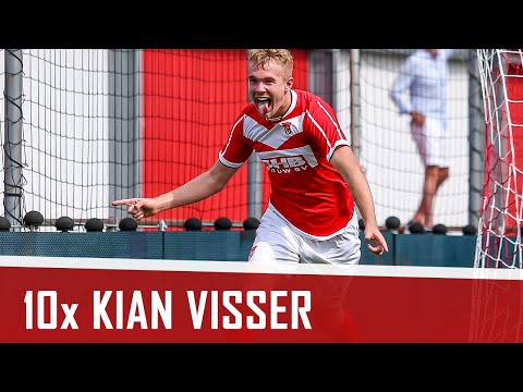 Kian Visser: 10 competitiegoals