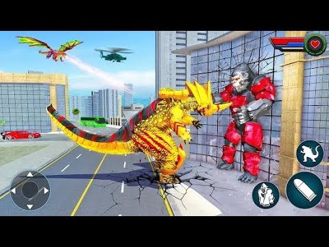 Gorilla Transform Robot Part-1 | Rescue City Transform Robot Android GamePlay | By Game Crazy