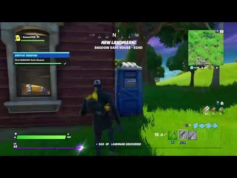 FIND SHADOW SAFE HOUSES - All 5 LOCATIONS | FORTNITE CHALLENGES BRUTUS BRIEFING | 03.02.2020