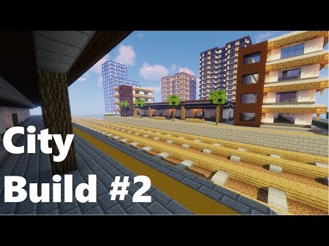 City Build #2 - Train Station (Minecraft Timelapse)