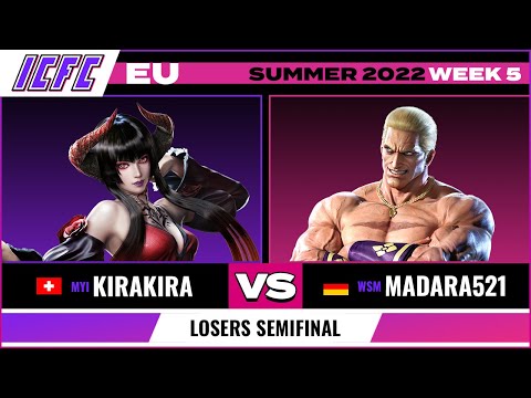 Kirakira (Eliza) vs. Madara521 (Geese) Losers Semifinal - ICFC EU Tekken 7 Summer 2022 Week 5