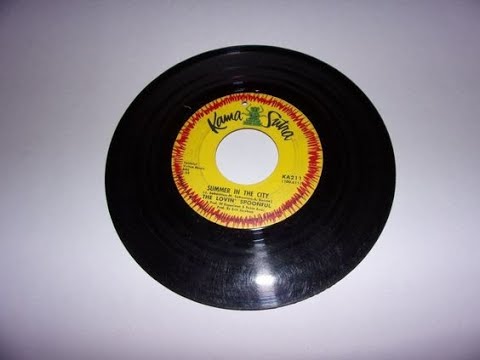 Summer In The City, The Lovin Spoonful, 45 RPM  Vinyl to 45,000 Hz Top hit.
