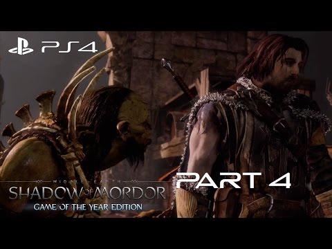 Middle Earth: Shadow of Mordor GOTY Edition Walkthrough Gameplay Part 4 - Infiltration