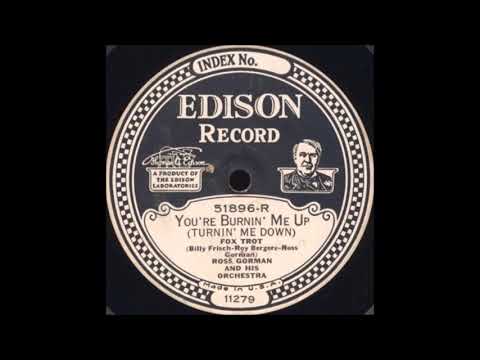 You're Burnin' Me Up – Ross Gorman and his Orchestra