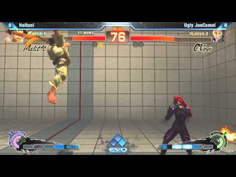 [EVO 2012 SSFIV AE] Haitani (Makoto) vs Ugly JoeCamel (C.Viper)