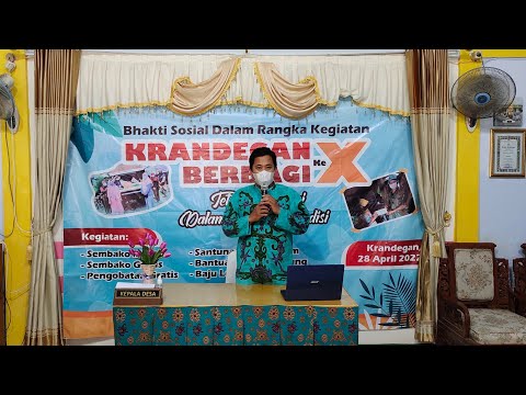 Bhakti Sosial dalam Rangka Krandegan Berbagi ke 10
