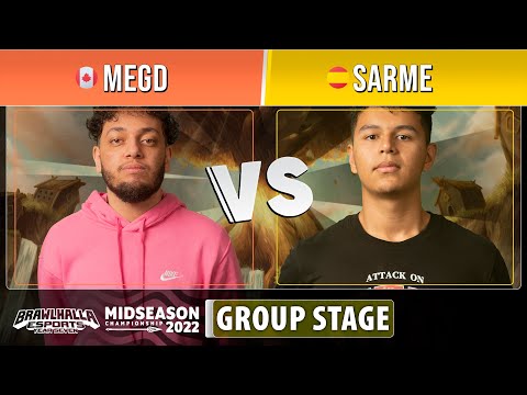 megD VS Sarme - Groups - Midseason Championship 2022 - Singles
