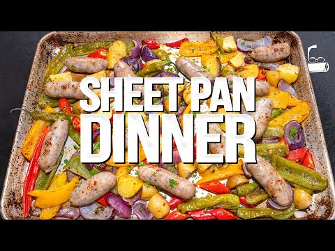 EASY AND DELICIOUS SHEET PAN DINNER | SAM THE COOKING GUY