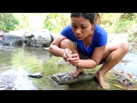 Survival skills: Find & Catch oyster in water for food - Cooking Oyster eating delicious #17 Video