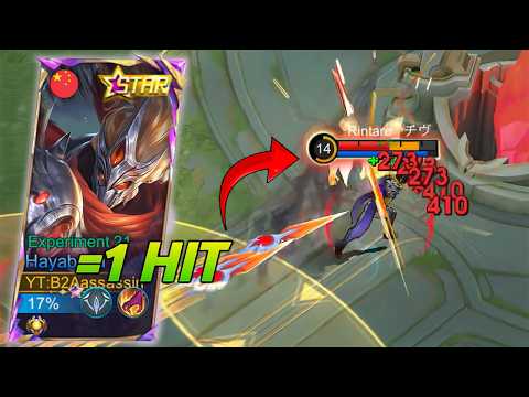 24KILL🔥HAYABUSA BEST BUILD AND EMBLEM 1HIT |TOP GLOBAL HAYABUSA