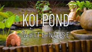 Koi Pond | Rain | White Noise | 6 Hours HD