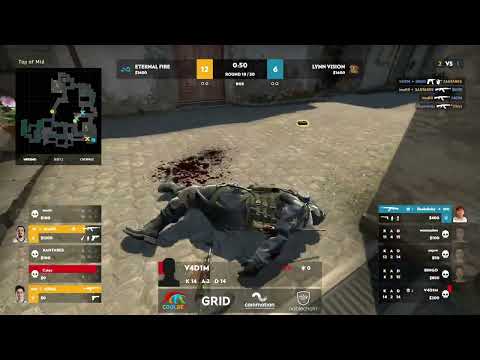 CS:GO | [EN] Eternal Fire vs. Lynn Vision   Main Swiss Stage Round 3  Elisa Invitational Winter 2021